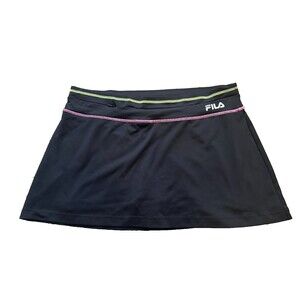 Fila Sport Performance Tennis Golf Black Skort‎ Skirt size Large
